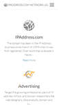 Mobile Screenshot of ipaddressnetwork.com