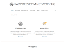 Tablet Screenshot of ipaddressnetwork.com